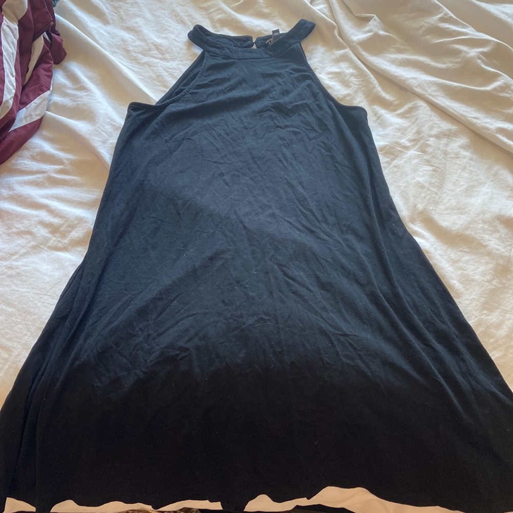 Halter black express dress